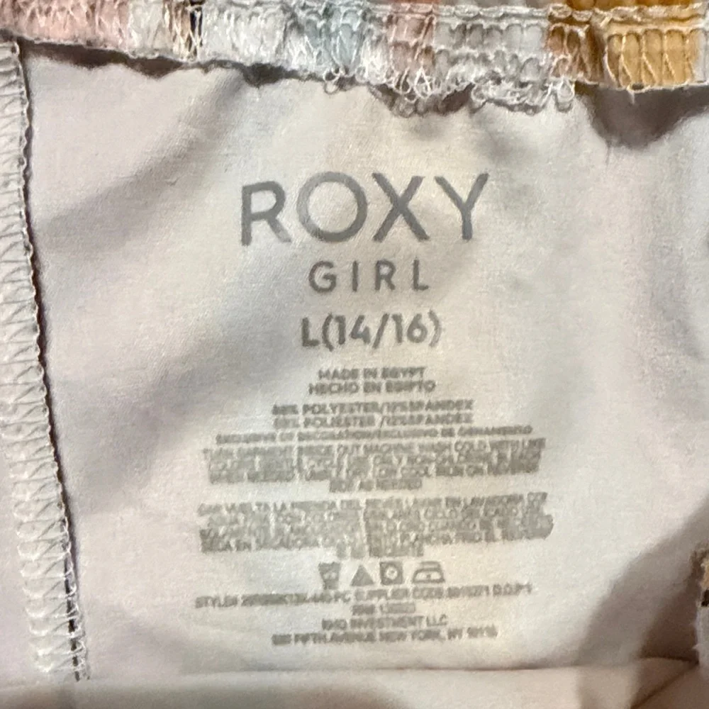 Roxy Girls Pastel Striped Athletic Shorts